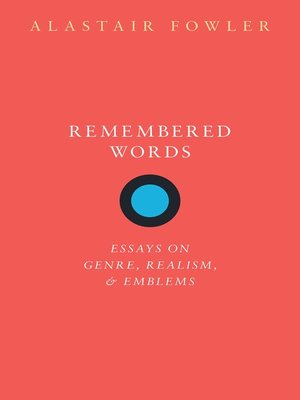 cover image of Remembered Words